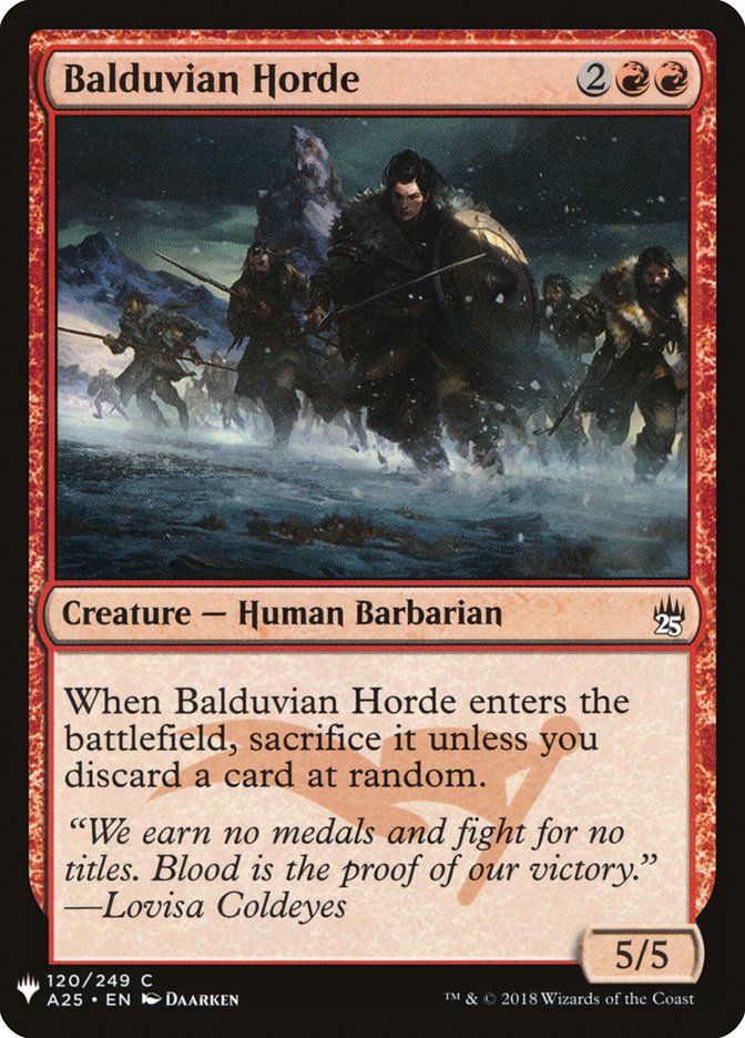 Balduvian Horde [Mystery Booster] | Fandemonia Ltd