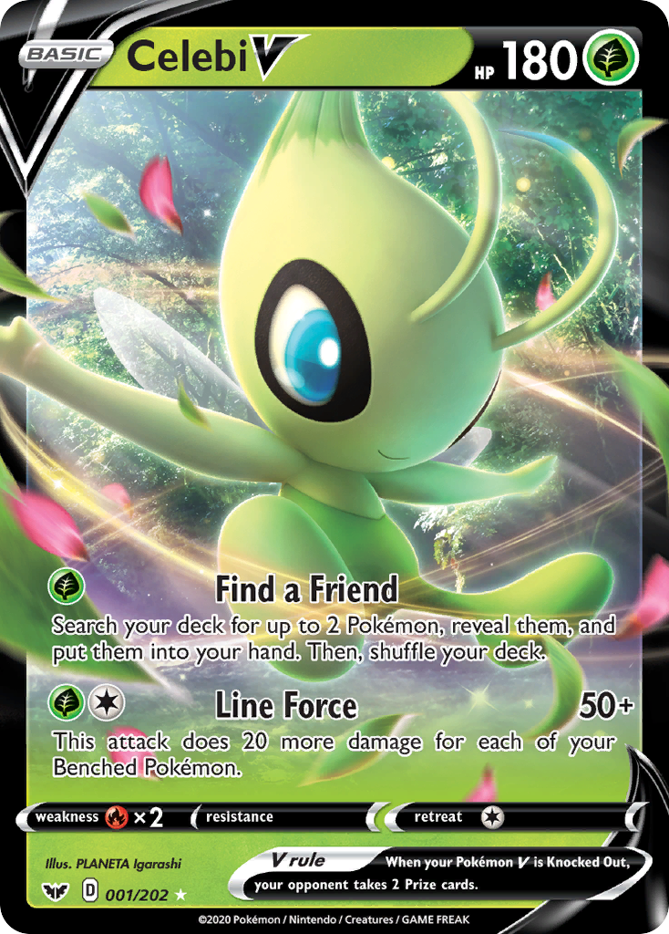 Celebi V (001/202) [Sword & Shield: Base Set] | Fandemonia Ltd