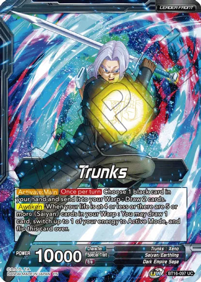 Trunks // SSG Trunks, Crimson Warrior (BT16-097) [Realm of the Gods] | Fandemonia Ltd