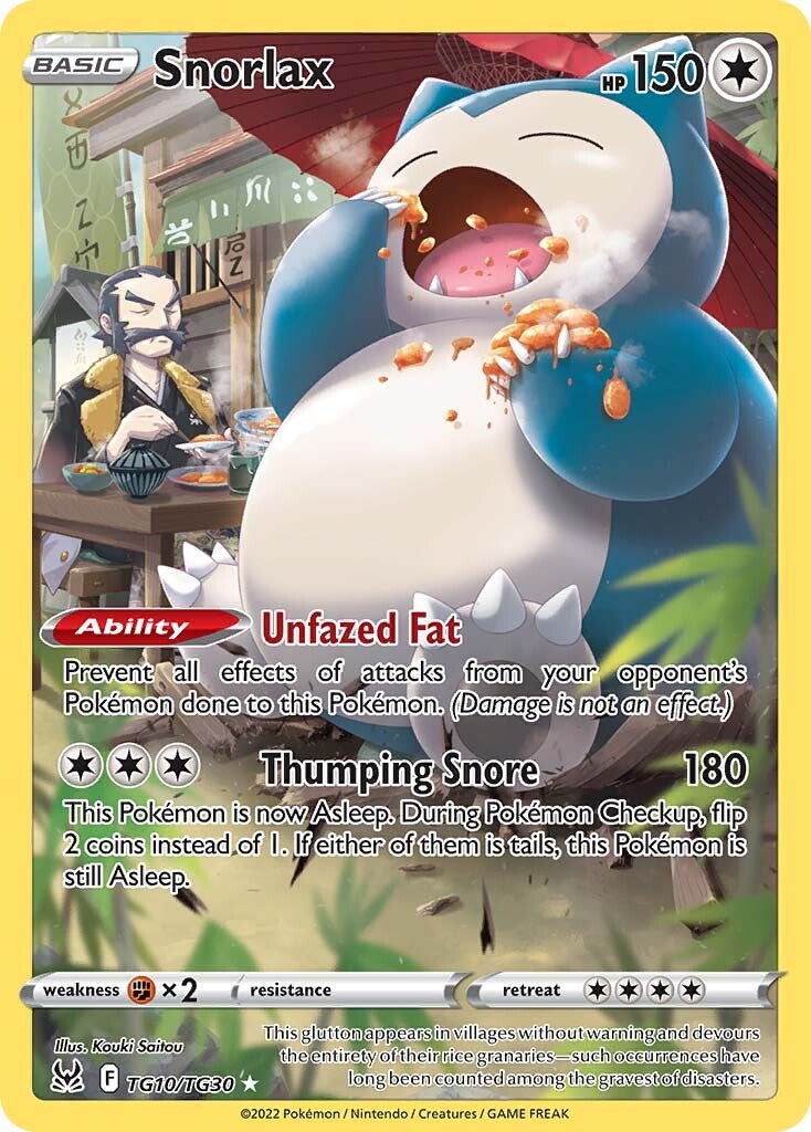 Snorlax (TG10/TG30) [Sword & Shield: Lost Origin] | Fandemonia Ltd