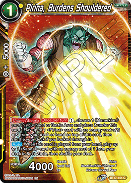 Pirina, Burdens Shouldered (BT17-104) [Ultimate Squad] | Fandemonia Ltd