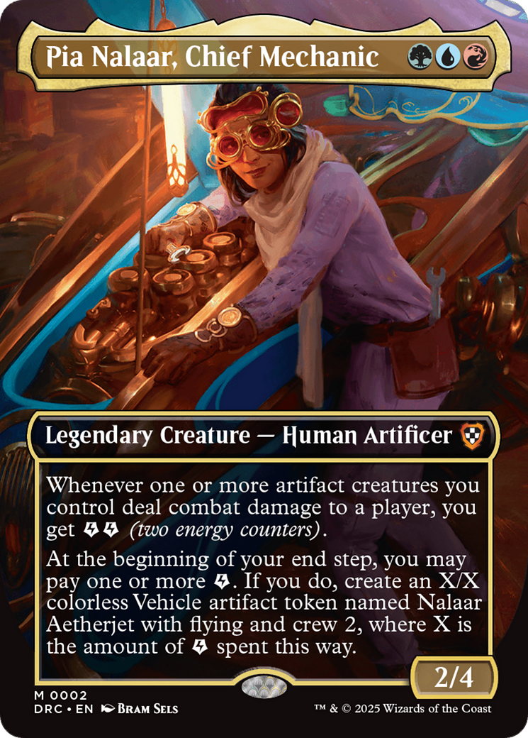 Pia Nalaar, Chief Mechanic (Borderless) [Aetherdrift Commander] | Fandemonia Ltd