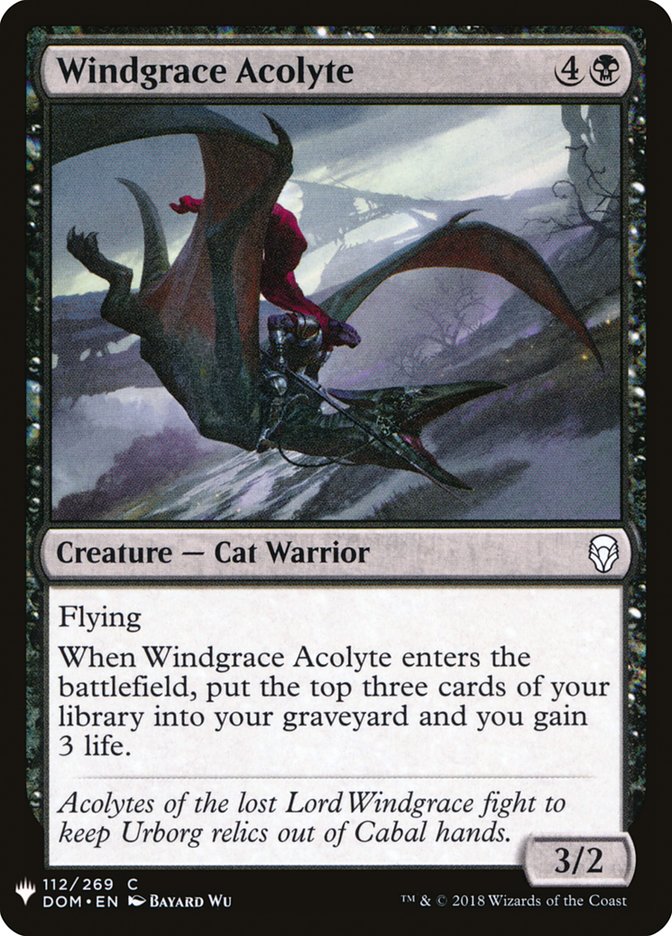 Windgrace Acolyte [Mystery Booster] | Fandemonia Ltd