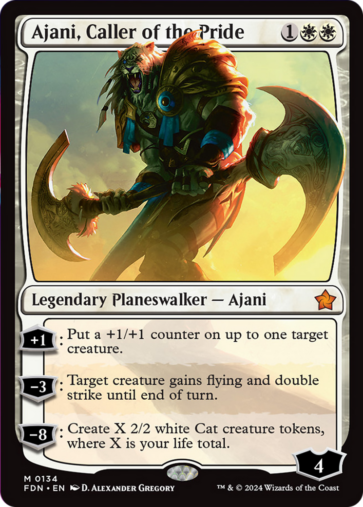 Ajani, Caller of the Pride [Foundations] | Fandemonia Ltd