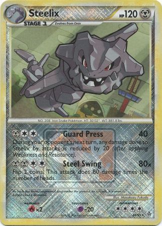 Steelix (24/95) (League Promo) [HeartGold & SoulSilver: Unleashed] | Fandemonia Ltd