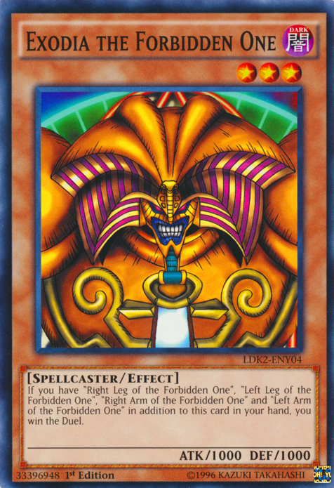 Exodia the Forbidden One [LDK2-ENY04] Common | Fandemonia Ltd