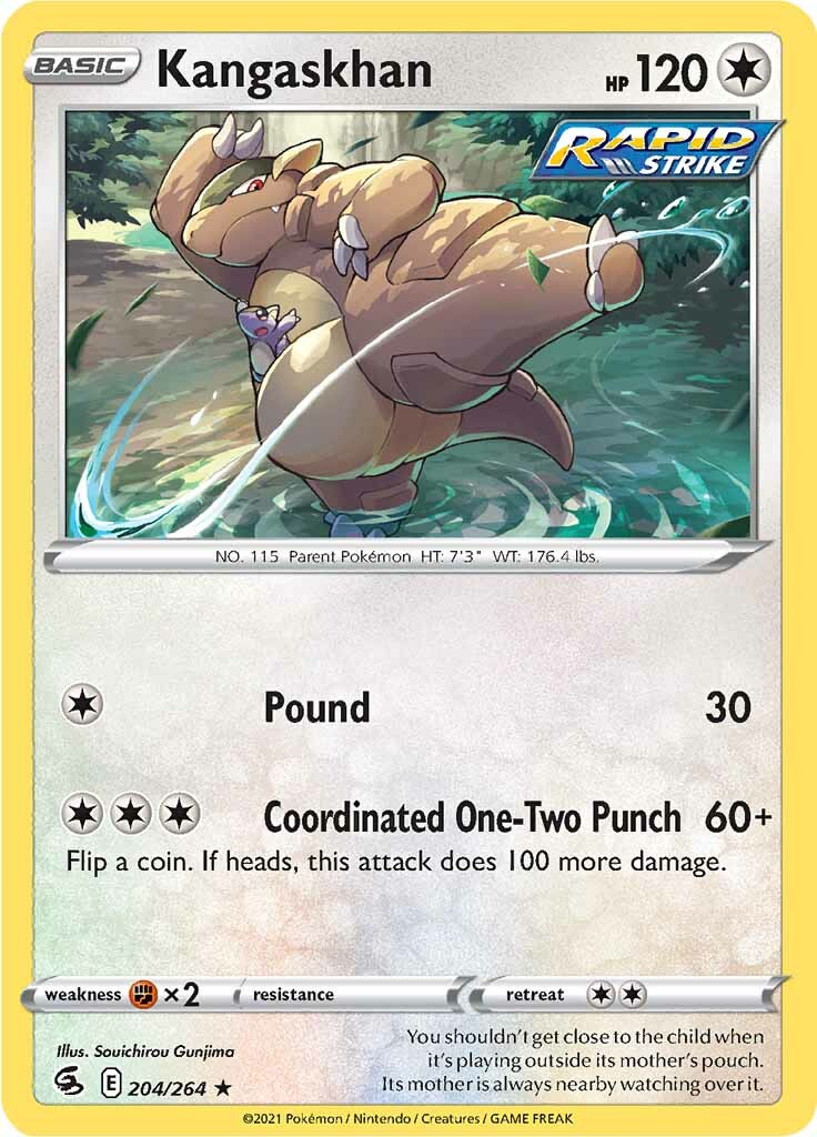 Kangaskhan (204/264) [Sword & Shield: Fusion Strike] | Fandemonia Ltd