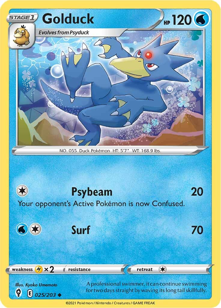 Golduck (025/203) [Sword & Shield: Evolving Skies] | Fandemonia Ltd