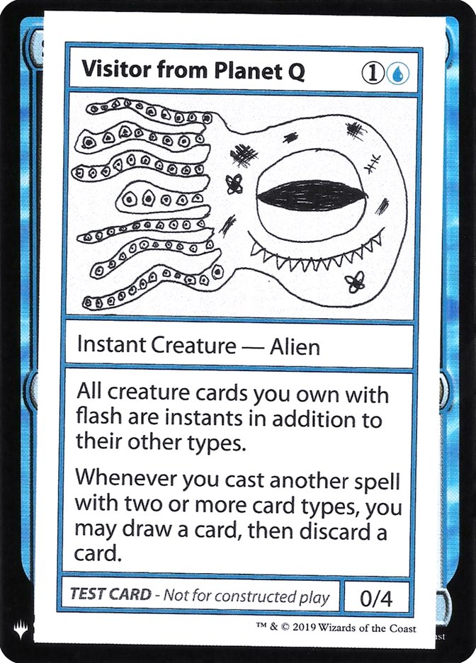 Visitor from Planet Q [Mystery Booster Playtest Cards] | Fandemonia Ltd