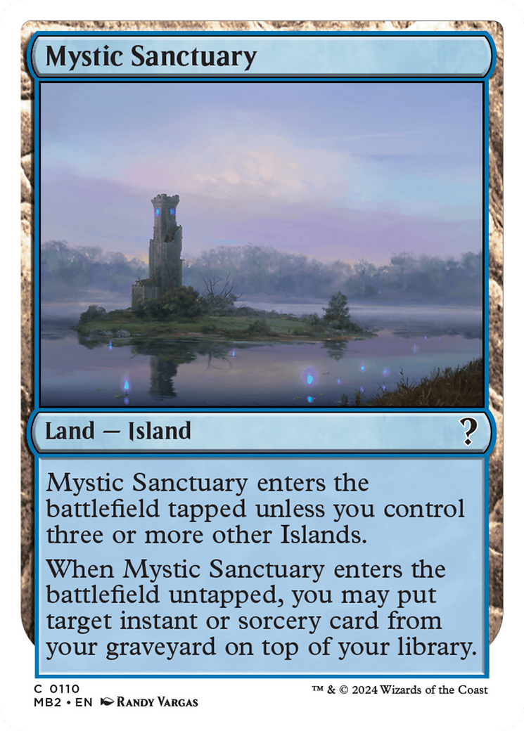 Mystic Sanctuary (White Border) [Mystery Booster 2] | Fandemonia Ltd