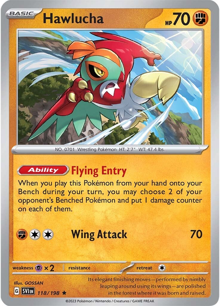 Hawlucha (118/198) [Scarlet & Violet: Base Set] | Fandemonia Ltd