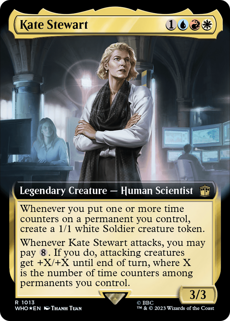 Kate Stewart (Extended Art) (Surge Foil) [Doctor Who] | Fandemonia Ltd