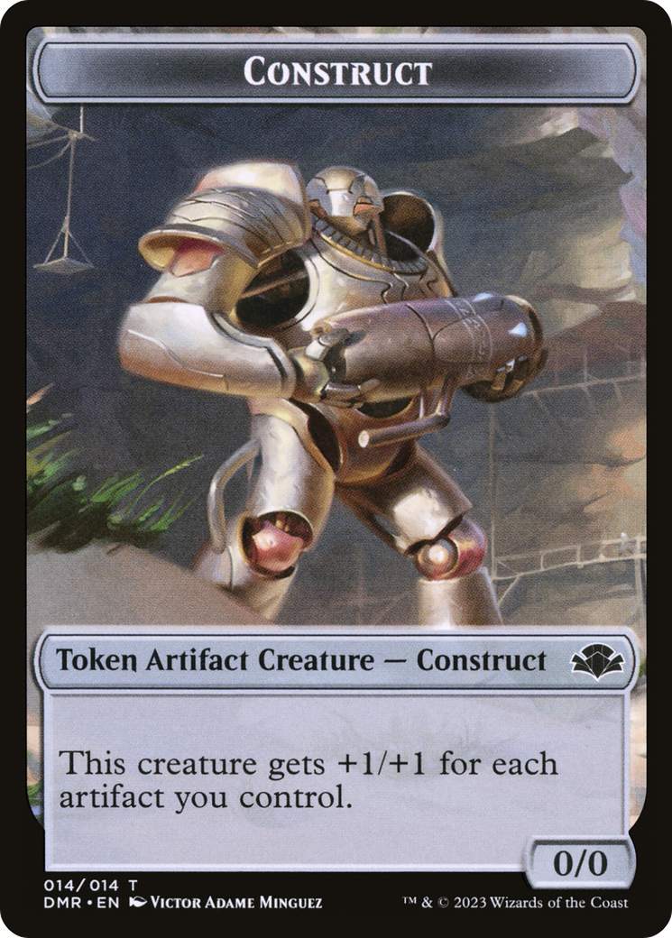 Construct Token [Dominaria Remastered Tokens] | Fandemonia Ltd