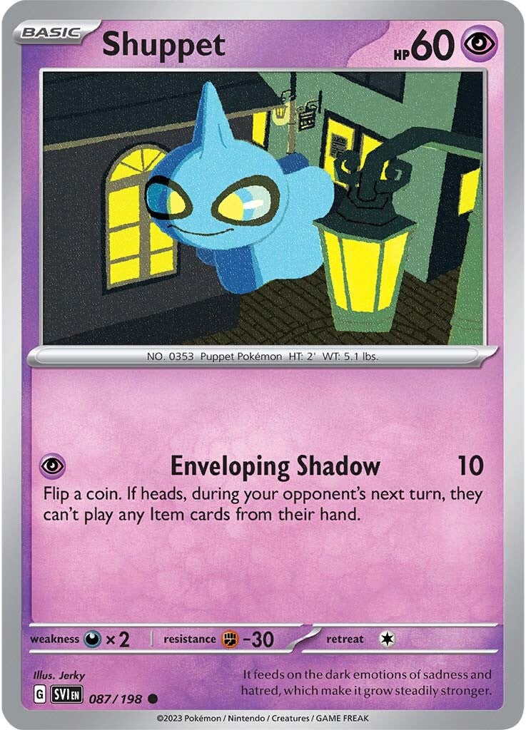 Shuppet (087/198) [Scarlet & Violet: Base Set] | Fandemonia Ltd