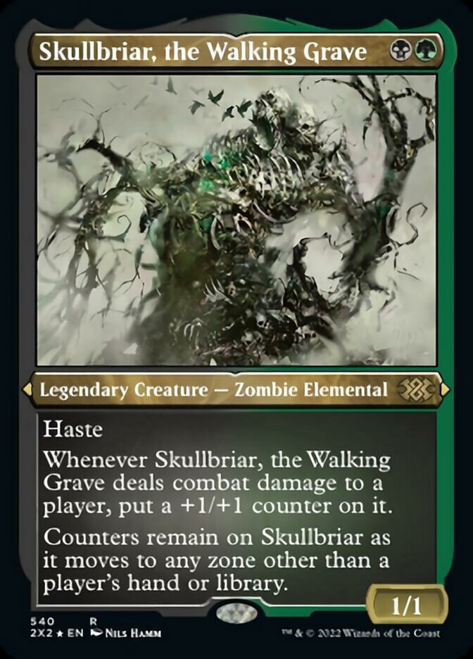 Skullbriar, the Walking Grave (Foil Etched) [Double Masters 2022] | Fandemonia Ltd