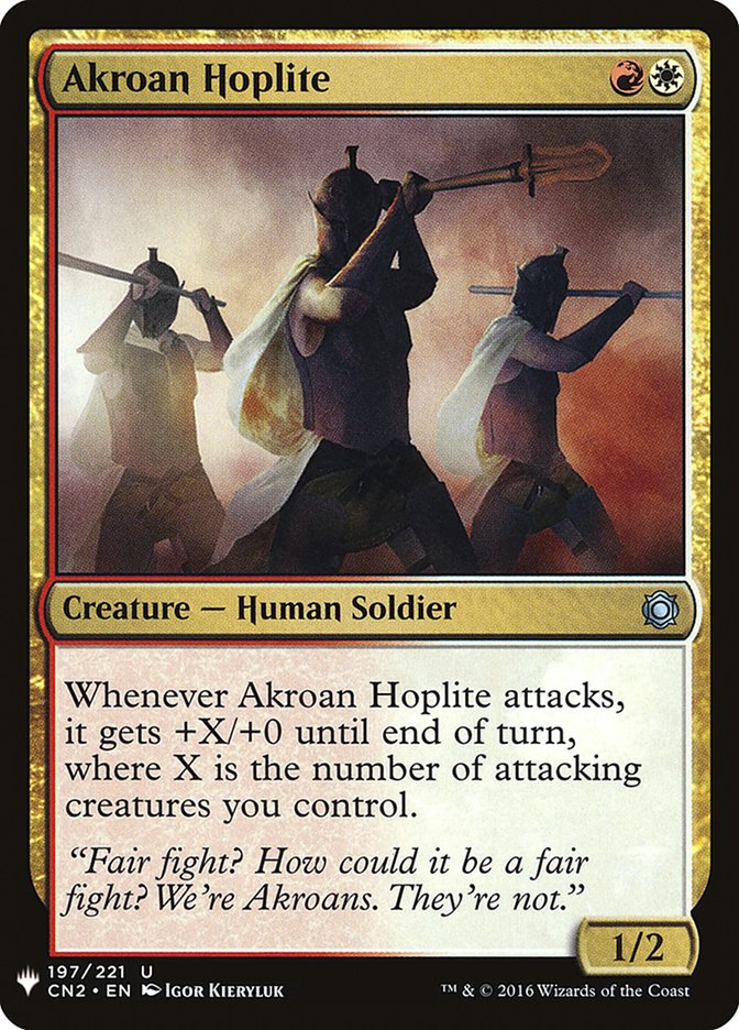 Akroan Hoplite [Mystery Booster] | Fandemonia Ltd