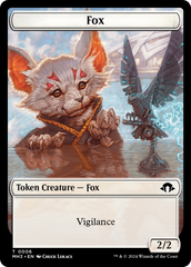 Phyrexian Germ // Fox Double-Sided Token [Modern Horizons 3 Tokens] | Fandemonia Ltd