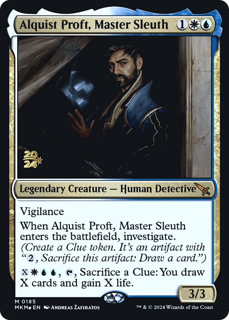 Alquist Proft, Master Sleuth [Murders at Karlov Manor Prerelease Promos] | Fandemonia Ltd