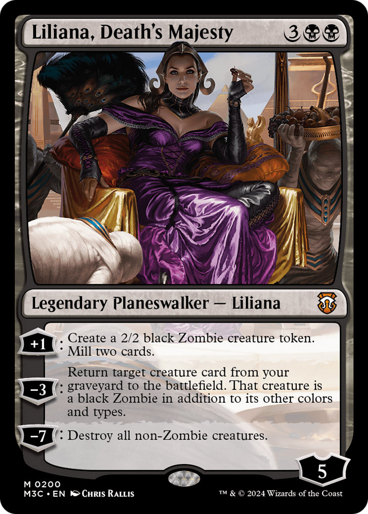 Liliana, Death's Majesty (Ripple Foil) [Modern Horizons 3 Commander] | Fandemonia Ltd