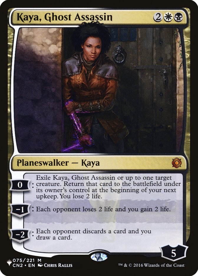 Kaya, Ghost Assassin [The List] | Fandemonia Ltd