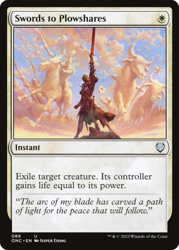 Swords to Plowshares [Phyrexia: All Will Be One Commander] | Fandemonia Ltd