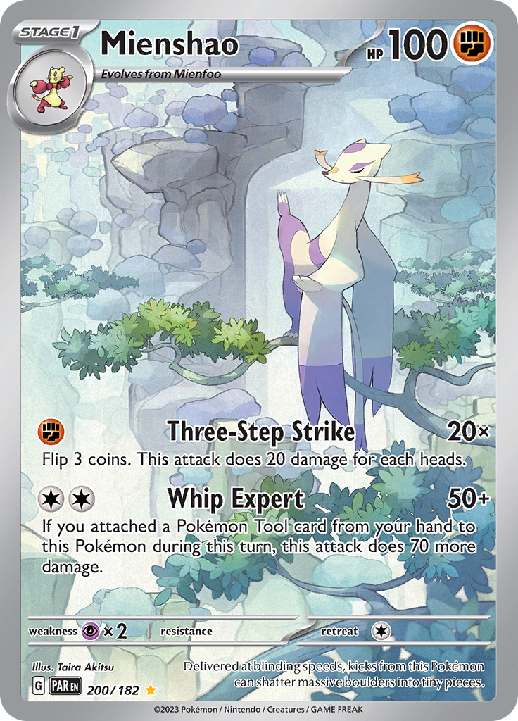 Mienshao (200/182) [Scarlet & Violet: Paradox Rift] | Fandemonia Ltd