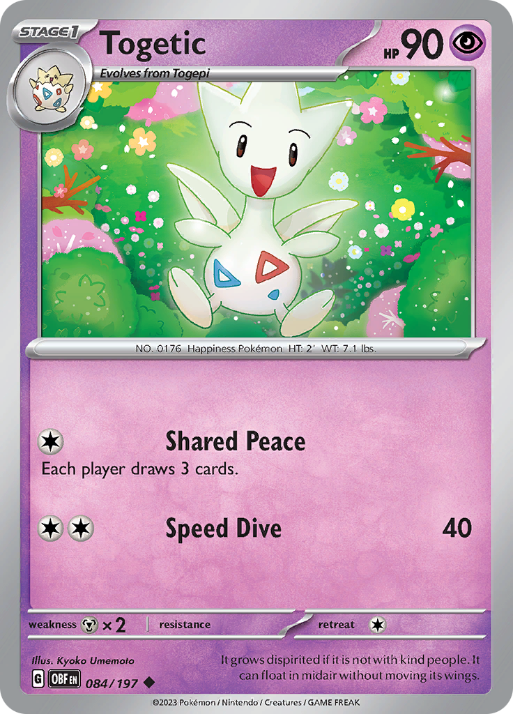 Togetic (084/197) [Scarlet & Violet: Obsidian Flames] | Fandemonia Ltd