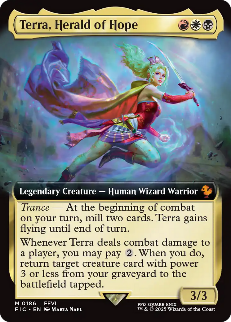 Terra, Herald of Hope (Extended Art) [FINAL FANTASY Commander] | Fandemonia Ltd