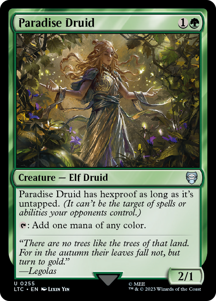 Paradise Druid [The Lord of the Rings: Tales of Middle-Earth Commander] | Fandemonia Ltd