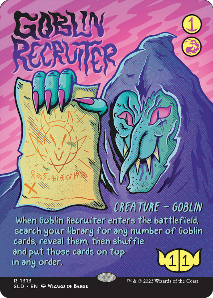 Goblin Recruiter (Rainbow Foil) [Secret Lair Drop Series] | Fandemonia Ltd