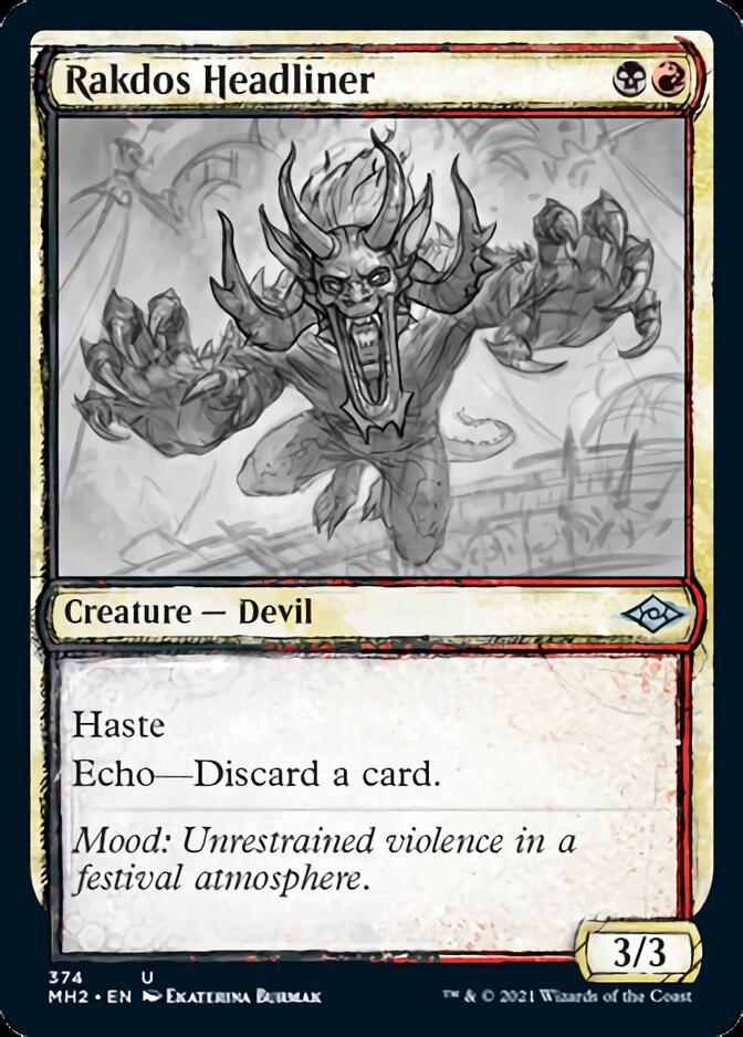 Rakdos Headliner (Sketch) [Modern Horizons 2] | Fandemonia Ltd