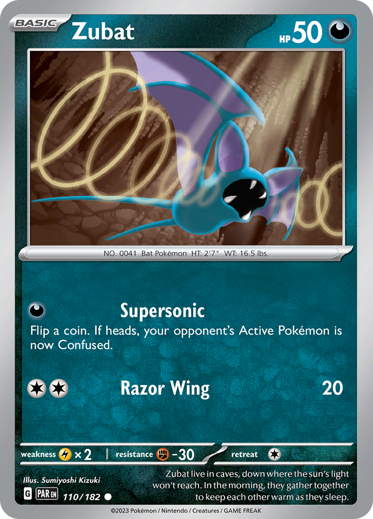 Zubat (110/182) [Scarlet & Violet: Paradox Rift] | Fandemonia Ltd