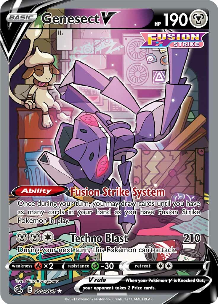 Genesect V (255/264) [Sword & Shield: Fusion Strike] | Fandemonia Ltd