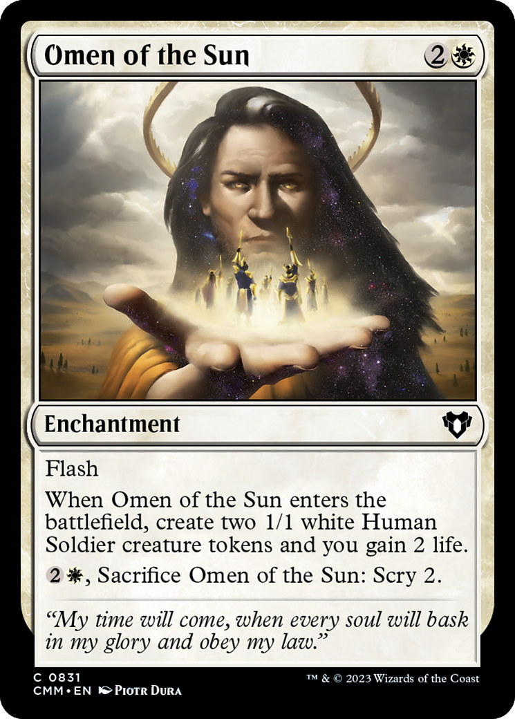 Omen of the Sun [Commander Masters] | Fandemonia Ltd