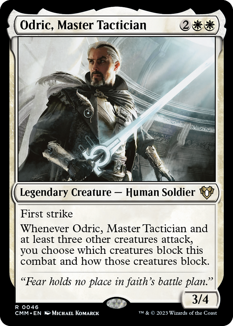 Odric, Master Tactician [Commander Masters] | Fandemonia Ltd