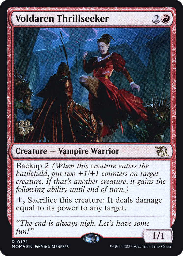 Voldaren Thrillseeker [March of the Machine Prerelease Promos] | Fandemonia Ltd