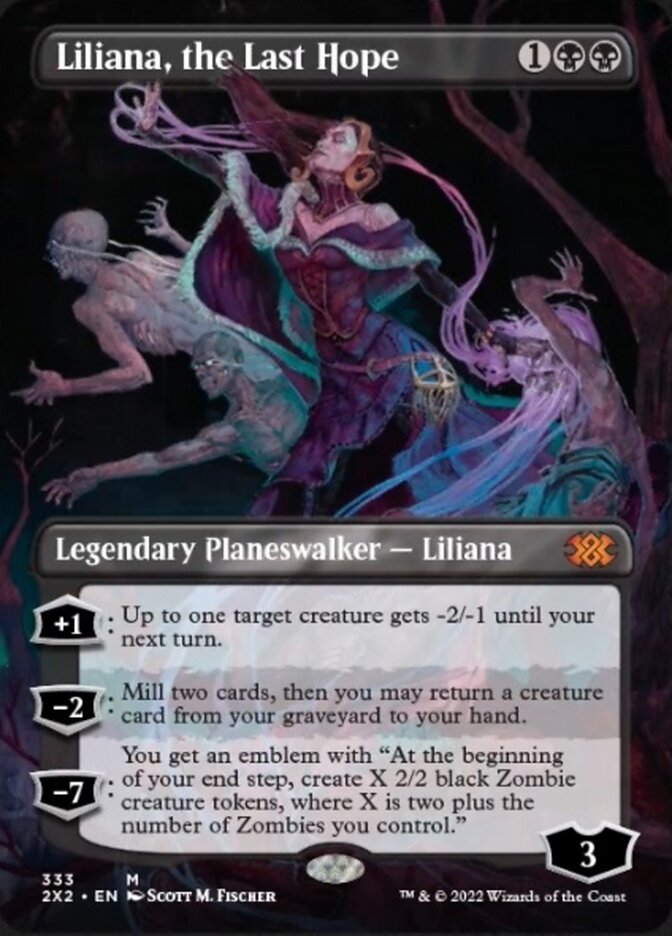 Liliana, the Last Hope (Borderless) [Double Masters 2022] | Fandemonia Ltd