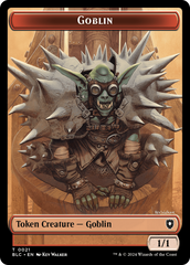 Illusion // Goblin Double-Sided Token [Bloomburrow Commander Tokens] | Fandemonia Ltd