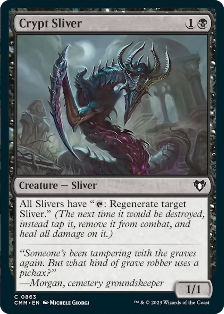 Crypt Sliver [Commander Masters] | Fandemonia Ltd