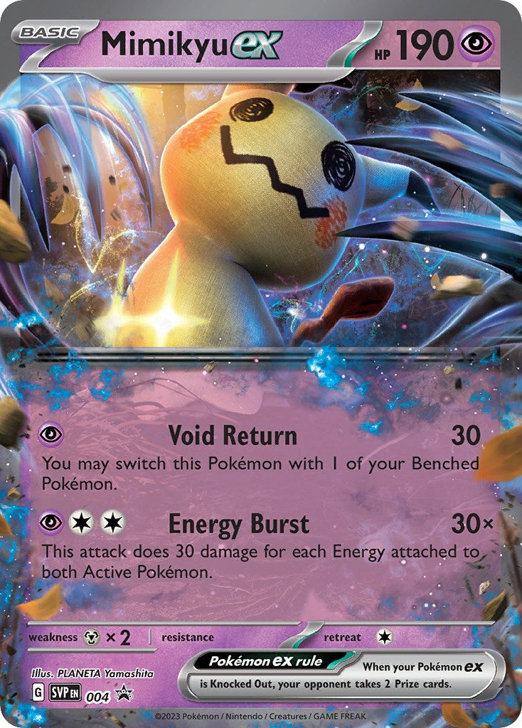 Mimikyu ex (004) [Scarlet & Violet: Black Star Promos] | Fandemonia Ltd