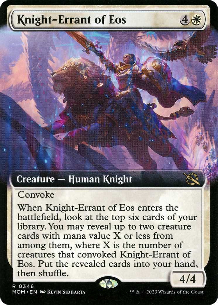 Knight-Errant of Eos (Extended Art) [March of the Machine] | Fandemonia Ltd