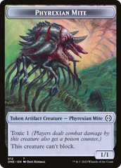 Phyrexian Mite Token (12) [Phyrexia: All Will Be One Tokens] | Fandemonia Ltd