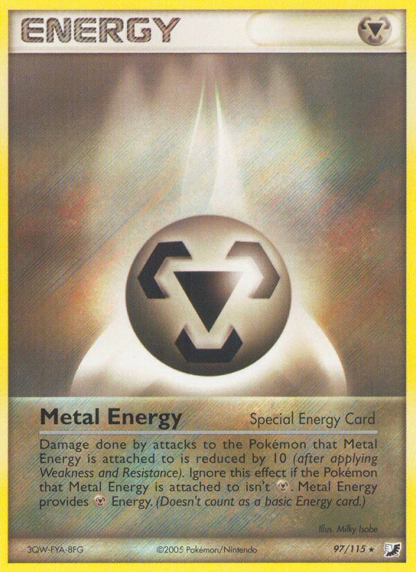 Metal Energy (97/115) [EX: Unseen Forces] | Fandemonia Ltd