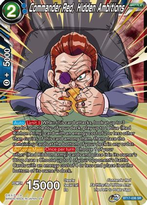 Commander Red, Hidden Ambitions (BT17-036) [Ultimate Squad] | Fandemonia Ltd