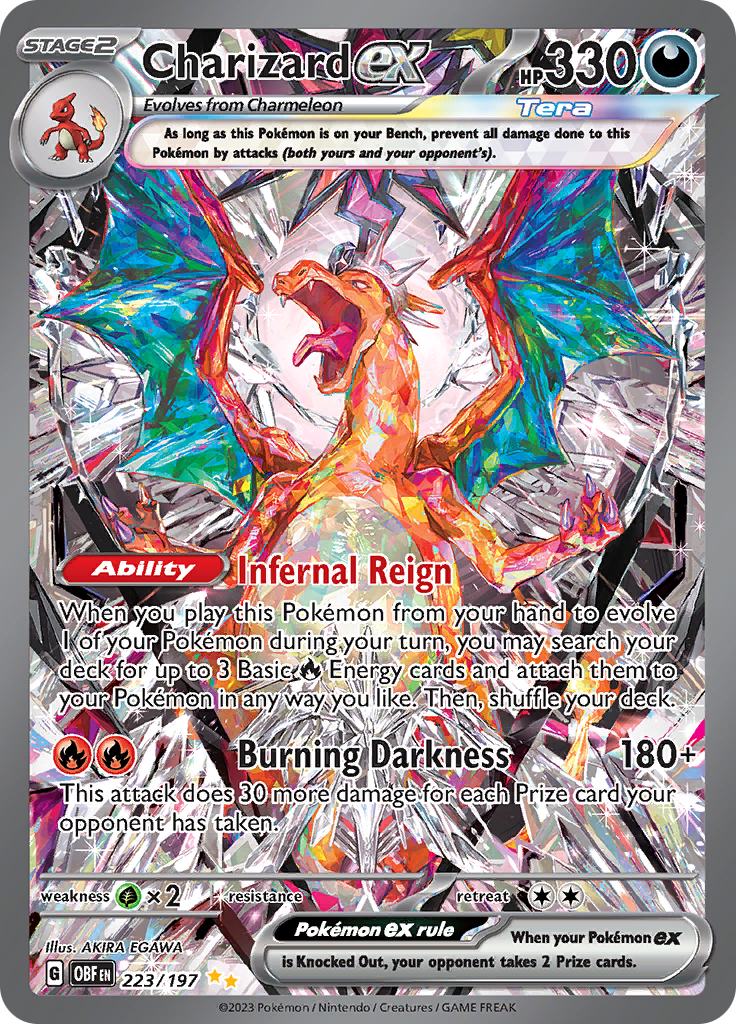 Charizard ex (223/197) [Scarlet & Violet: Obsidian Flames] | Fandemonia Ltd