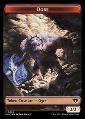 Eldrazi Spawn // Ogre Double-Sided Token [Commander Masters Tokens] | Fandemonia Ltd