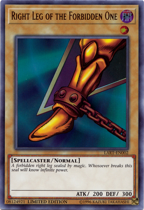 Right Leg of the Forbidden One [LART-EN002] Ultra Rare | Fandemonia Ltd