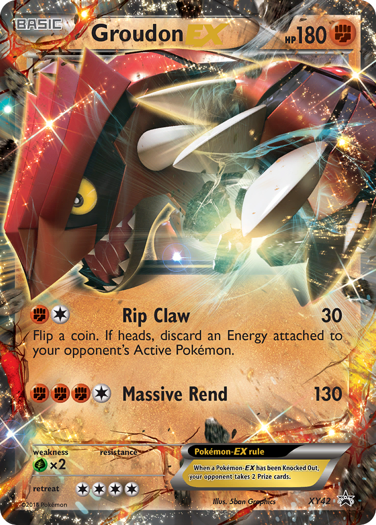 Groudon EX (XY42) [XY: Black Star Promos] | Fandemonia Ltd