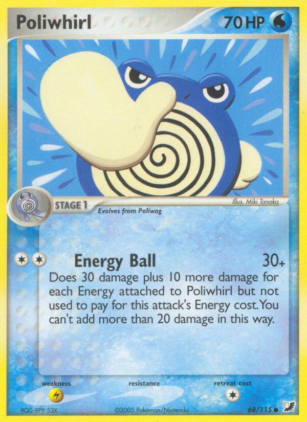 Poliwhirl (68/115) [EX: Unseen Forces] | Fandemonia Ltd