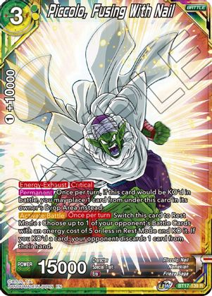 Piccolo, Fusing With Nail (BT17-139) [Ultimate Squad] | Fandemonia Ltd